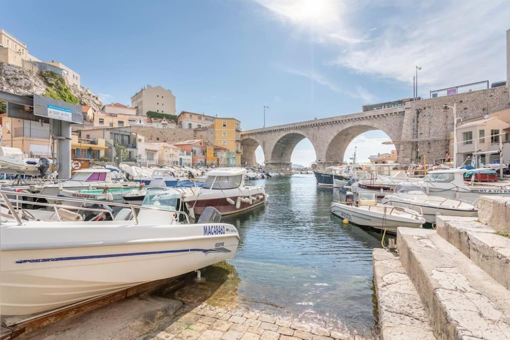 Le Pecheur -Charmant-T3 Au Coeur Du Vallon Marseille Luaran gambar