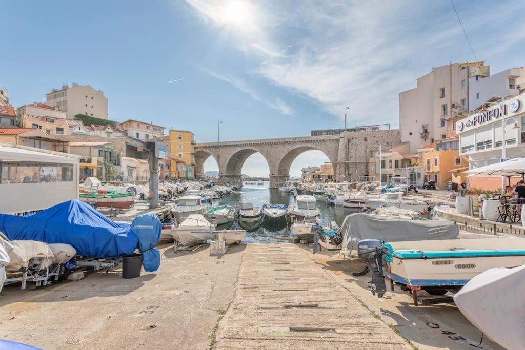 Le Pecheur -Charmant-T3 Au Coeur Du Vallon Marseille Luaran gambar