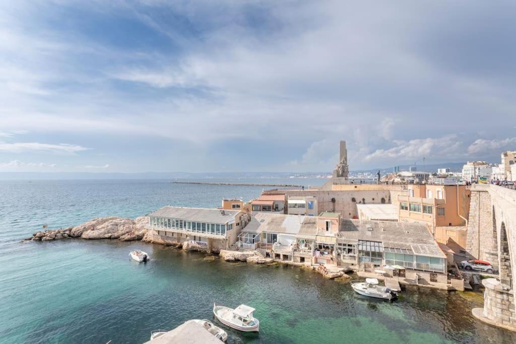 Le Pecheur -Charmant-T3 Au Coeur Du Vallon Marseille Luaran gambar
